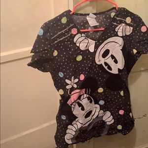 Disney scrub top